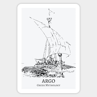 Argo Greek Mythology Ship Sticker